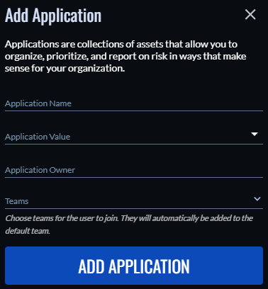 Add application window