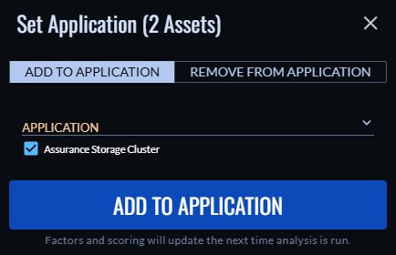 Add assets to application
