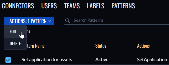 Edit a pattern