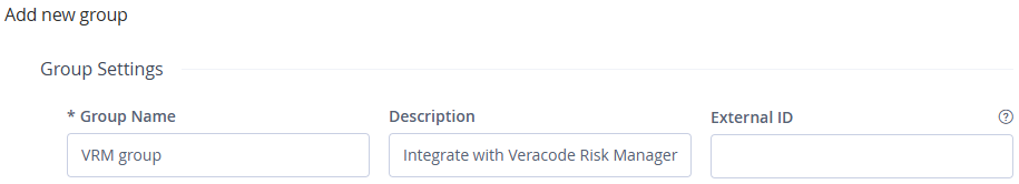 JFrog create group