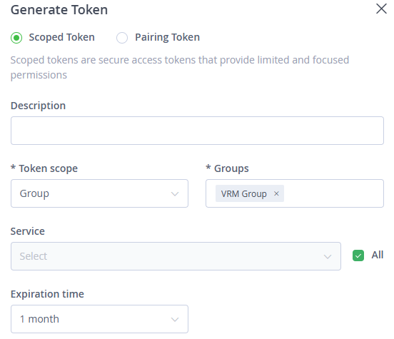 JFrog create token