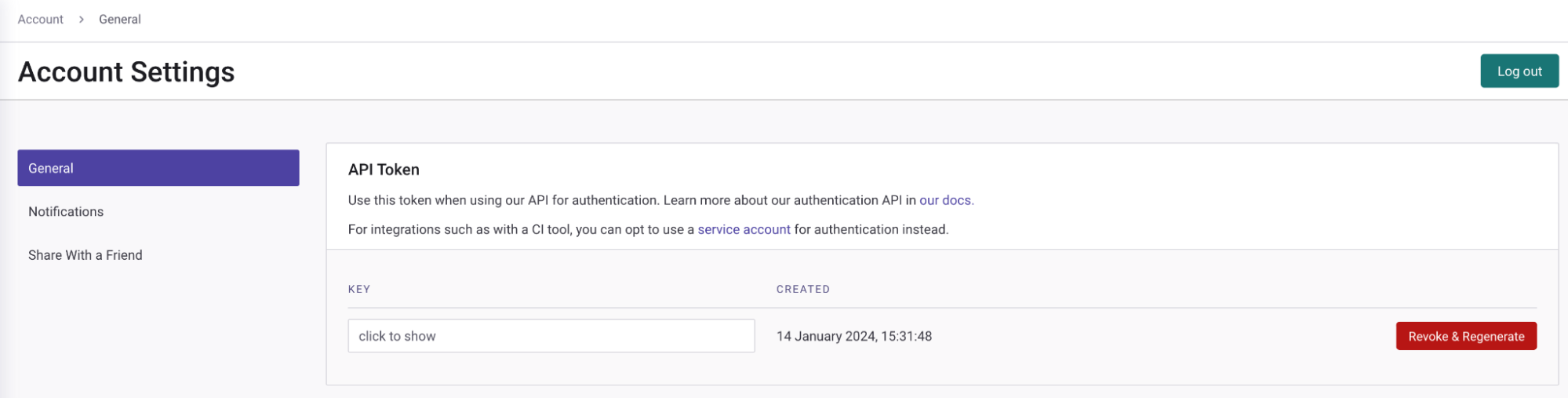 API Token